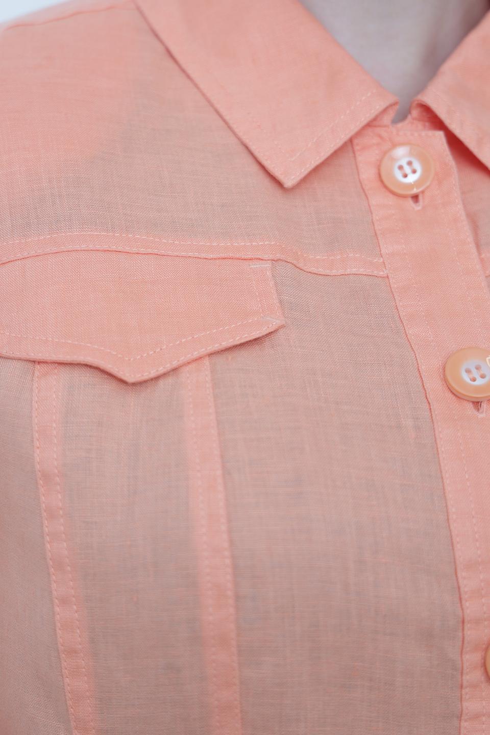 Рубашка Lebek персиковая