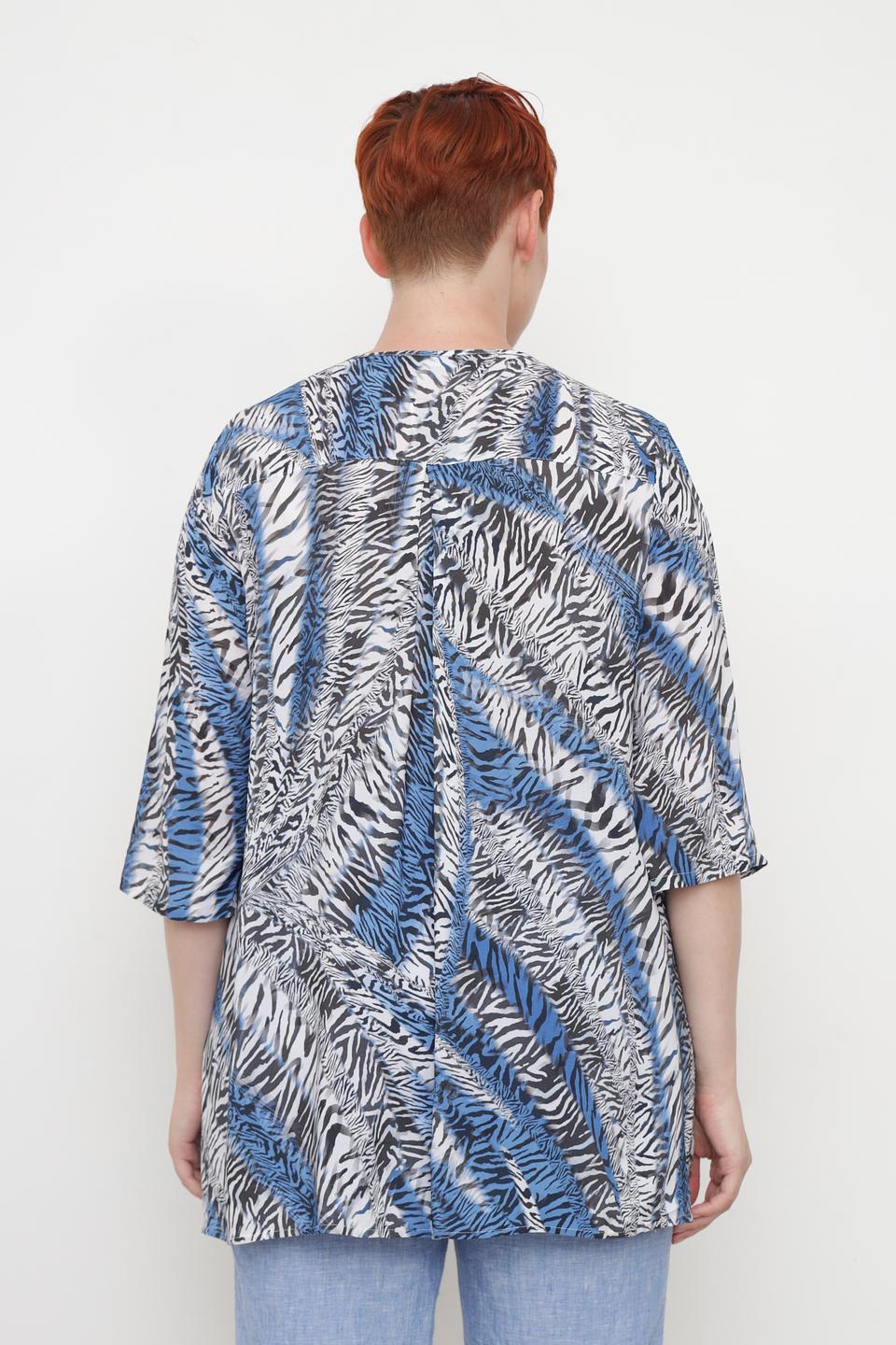 Блуза Doris Streich с принтом зебра