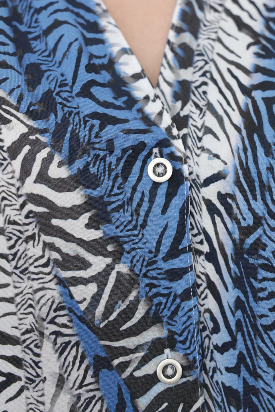 Блуза Doris Streich с принтом зебра