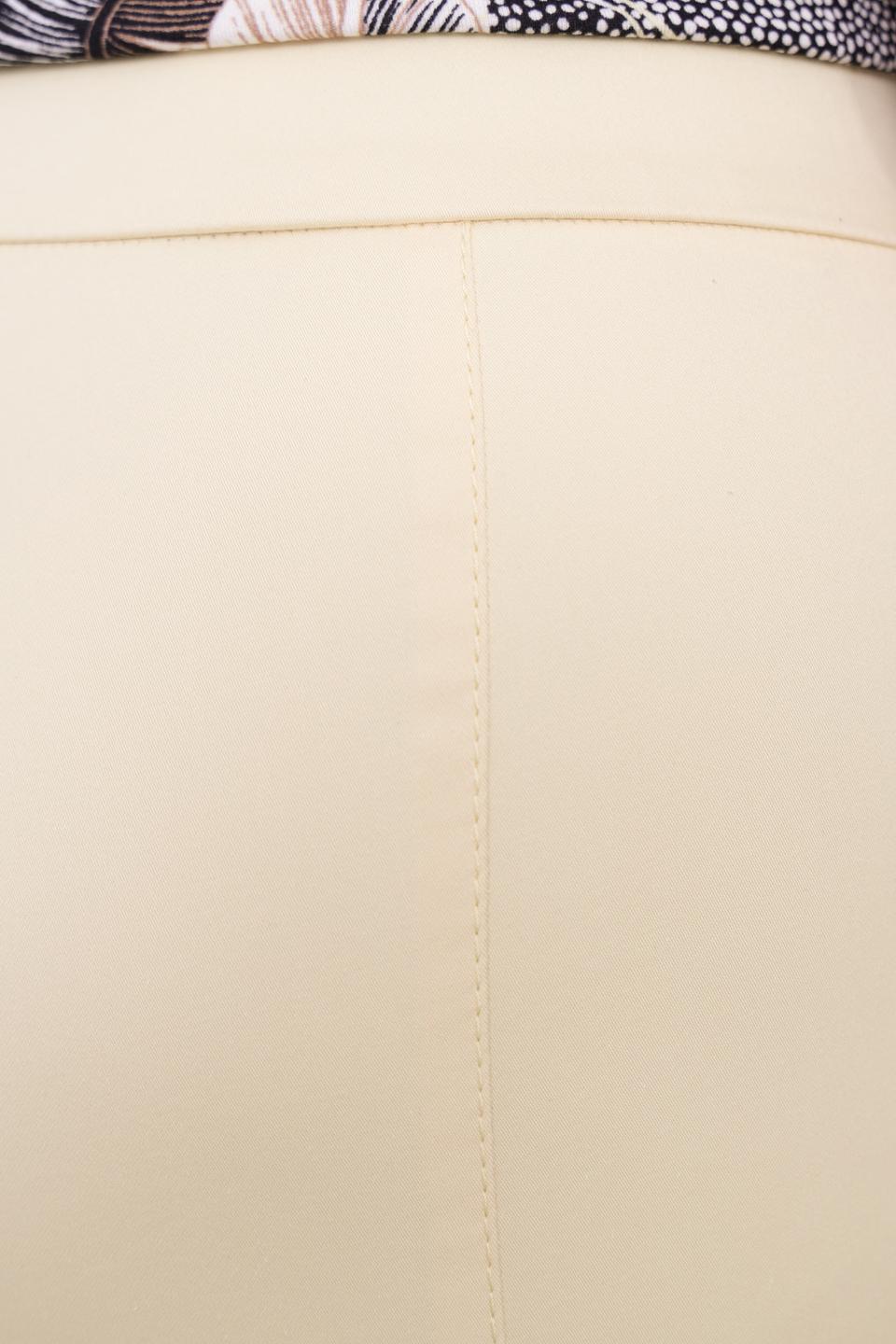 Брюки Frank Walder прямого кроя бледно-жёлтые