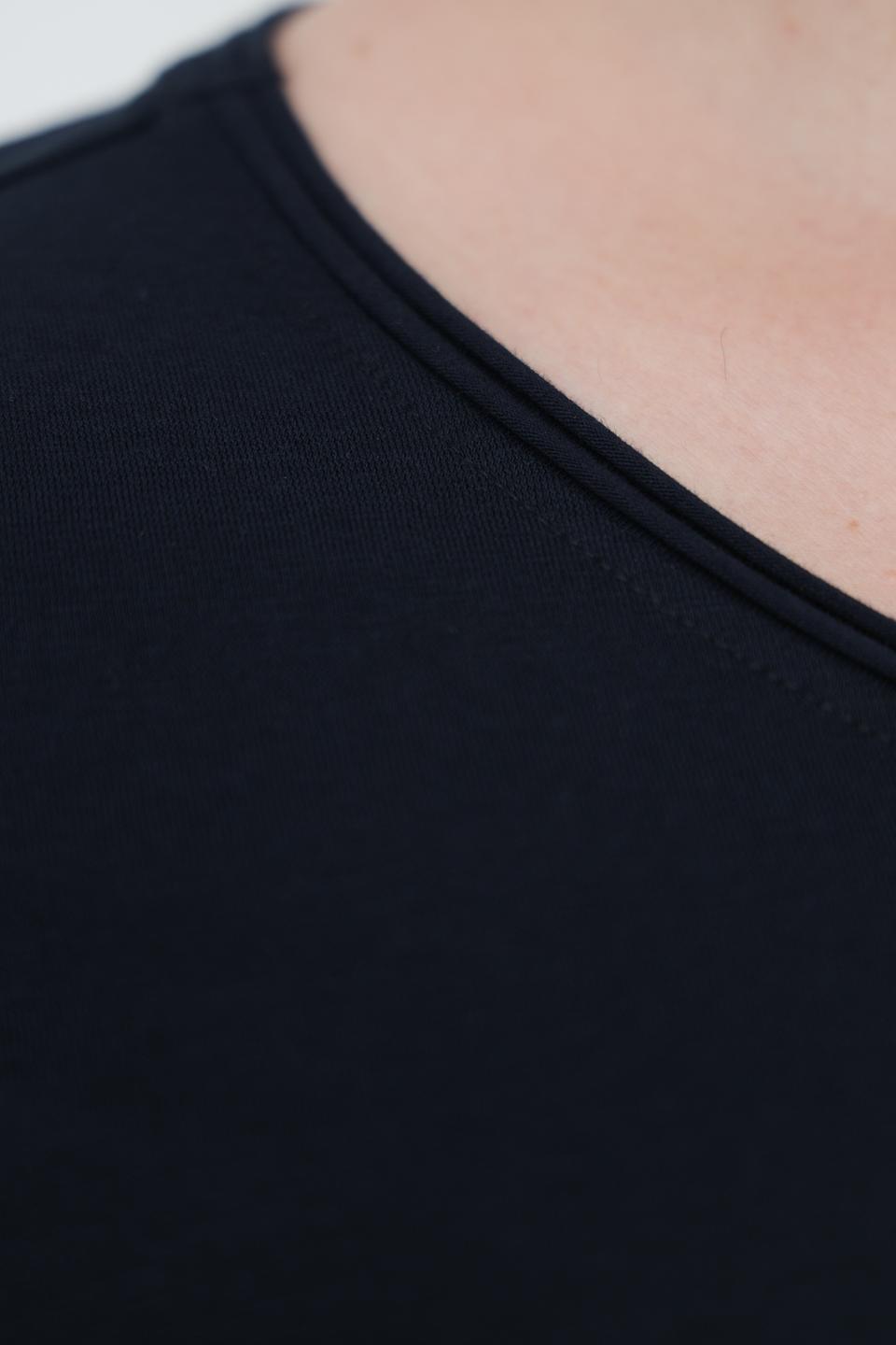 Футболка Via Appia с принтом чёрная