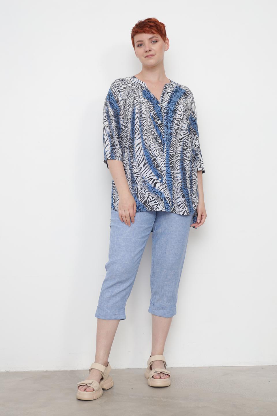 Брюки капри Doris Streich голубые