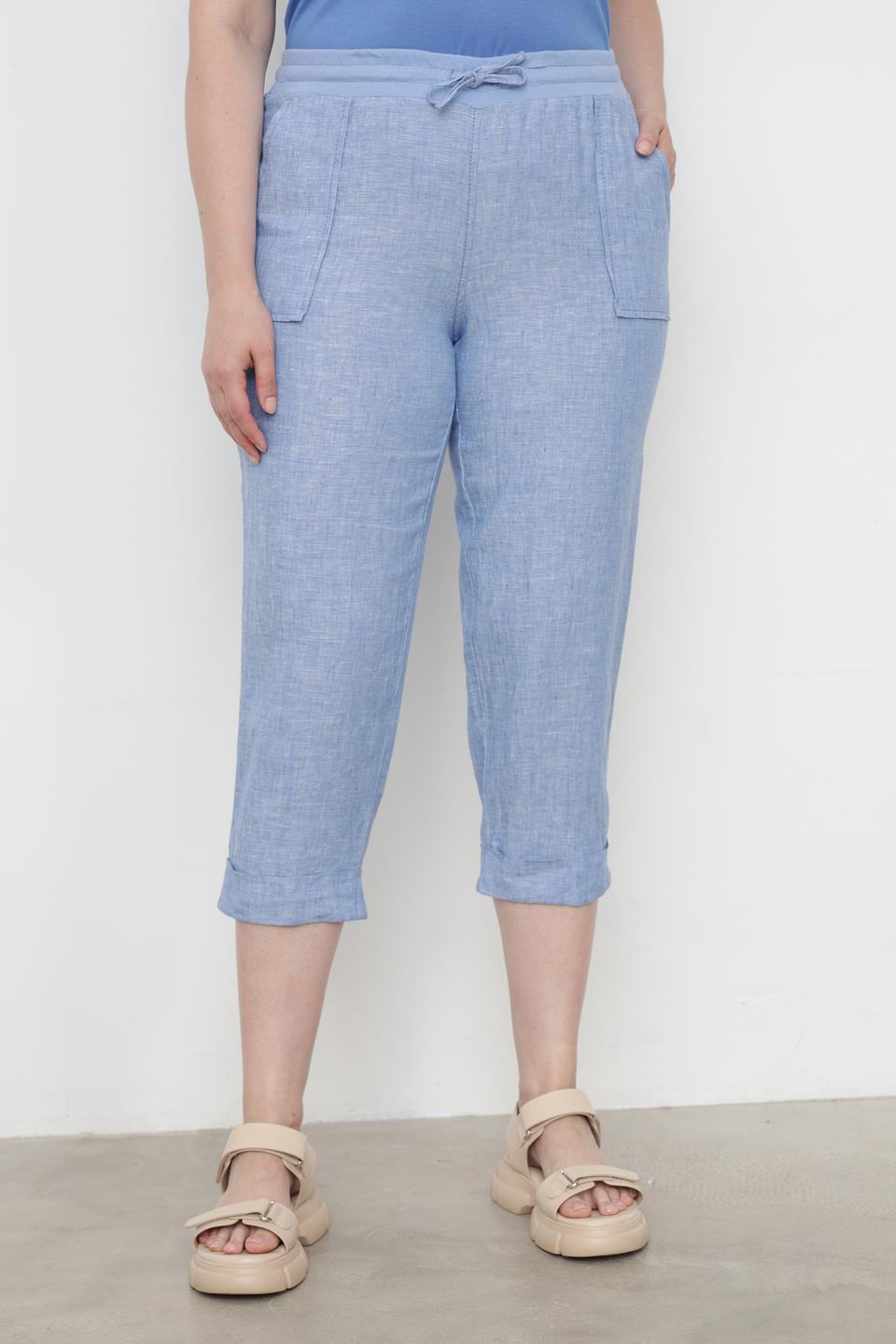 Брюки капри Doris Streich голубые