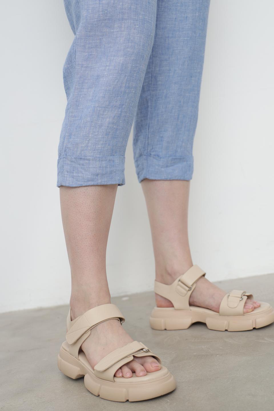 Брюки капри Doris Streich голубые