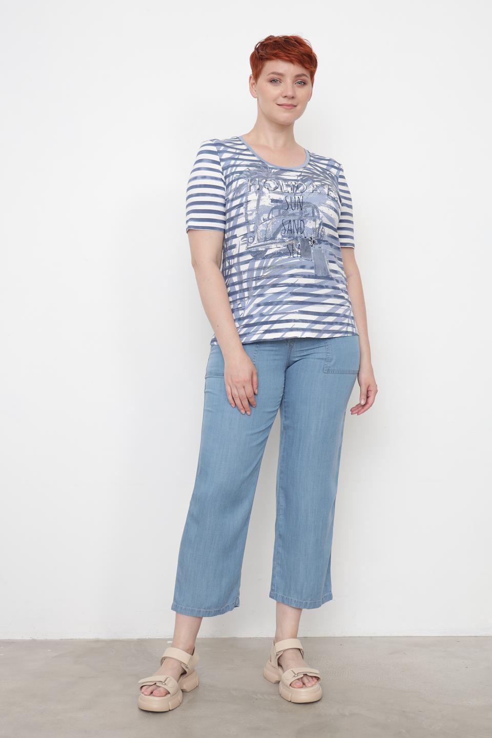 Футболка Lebek с принтом Holidays