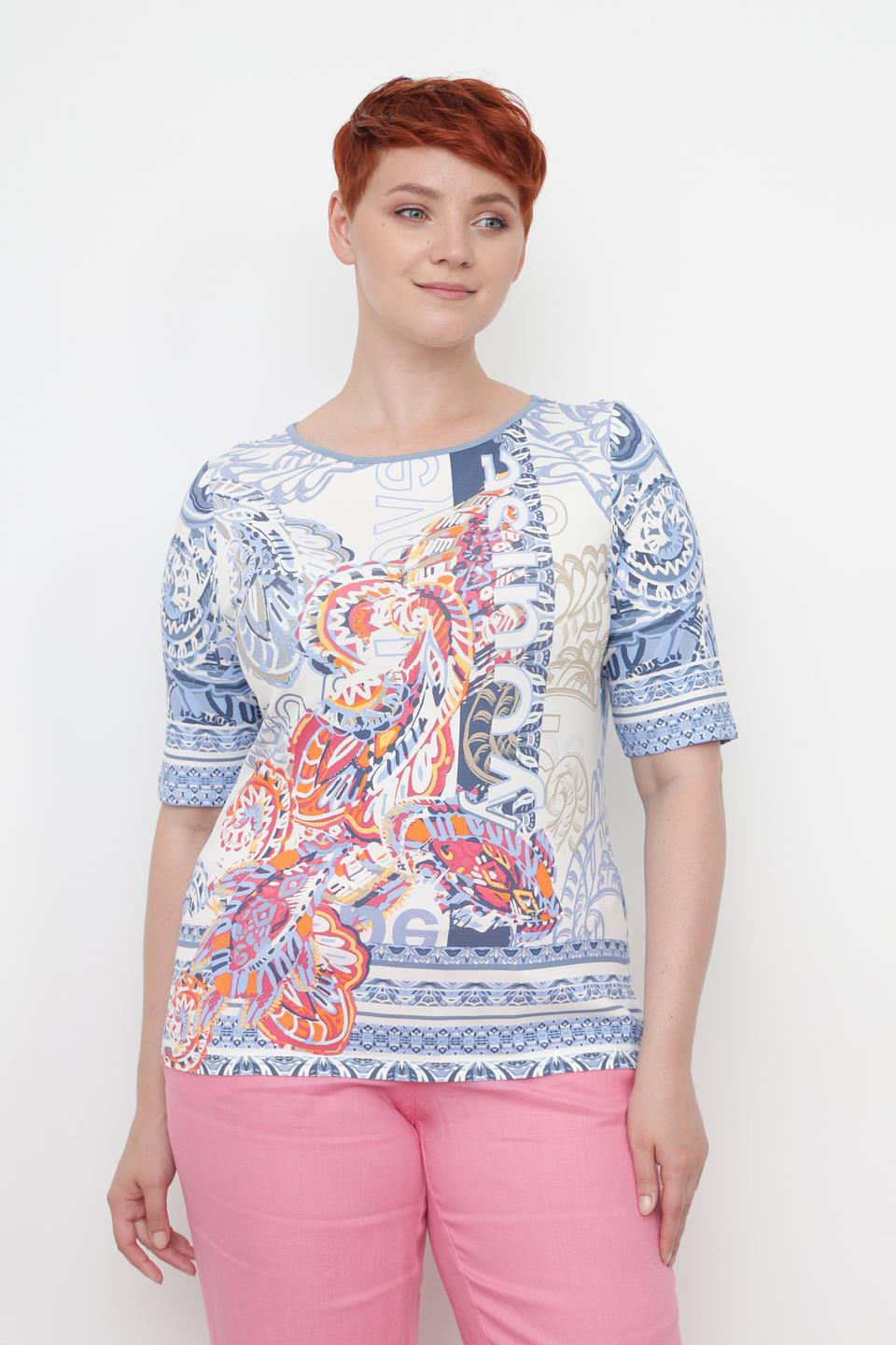 Футболка Barbara Lebek с принтом