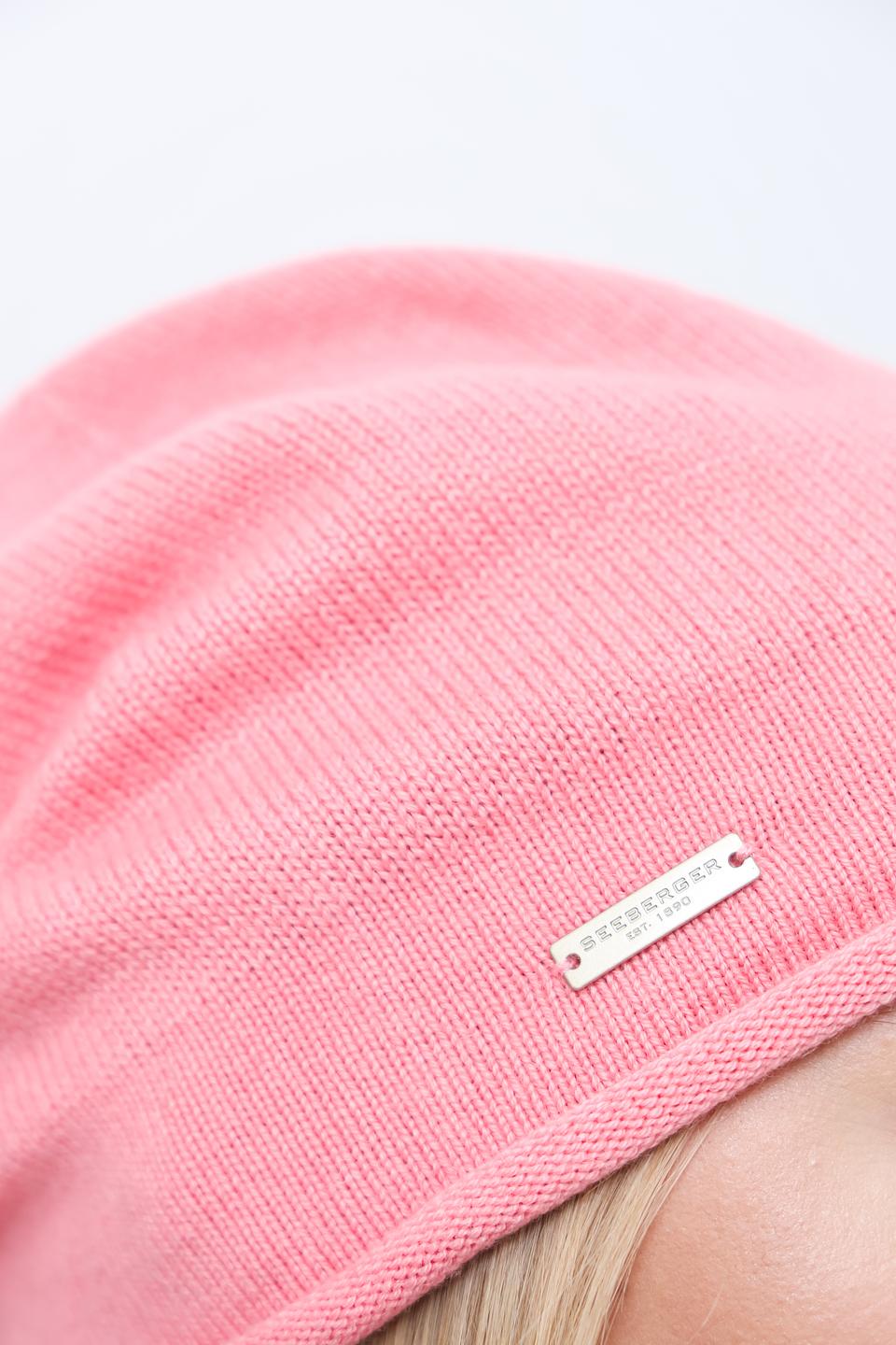 Шапка Seeberger розовый