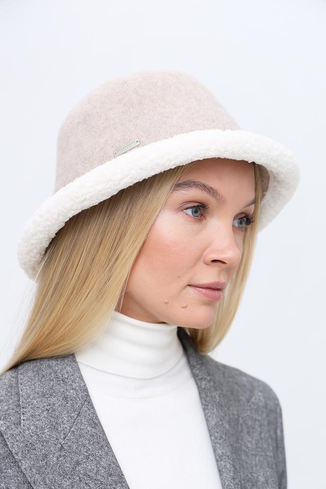 Шляпа Seeberger с меховой отделкой