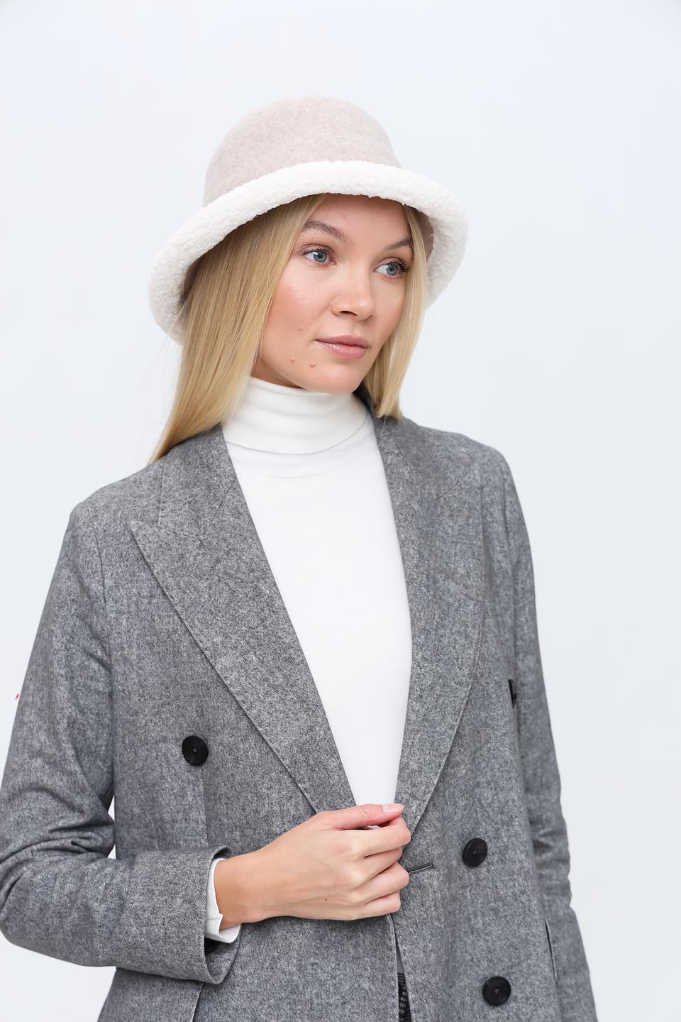 Шляпа Seeberger с меховой отделкой