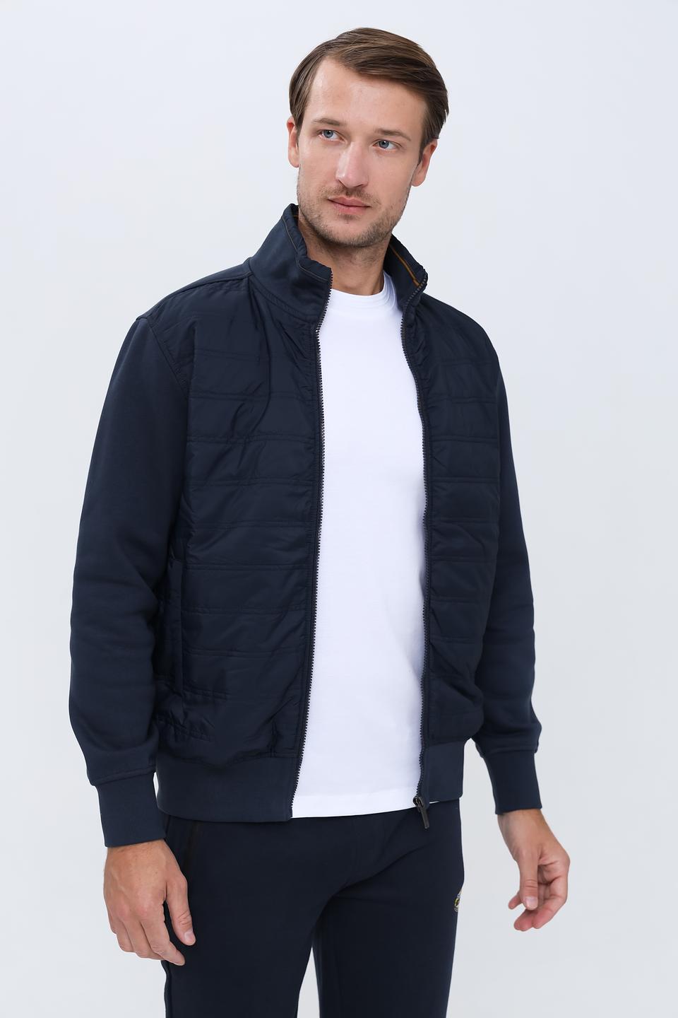 Кардиган Granchio стеганый синий