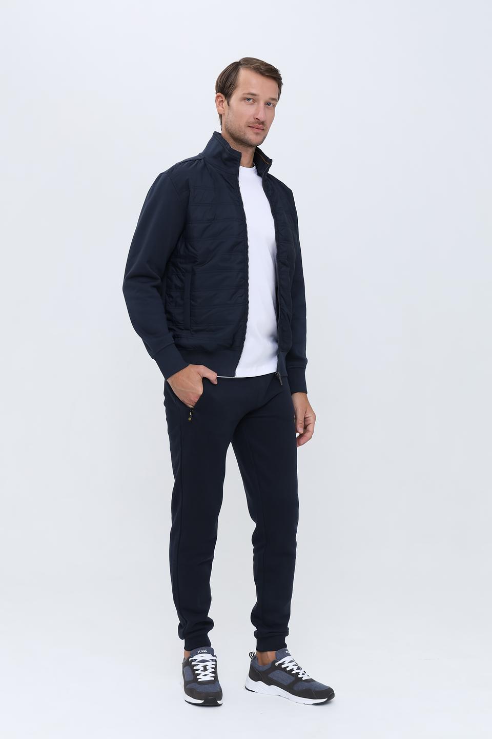 Кардиган Granchio стеганый синий