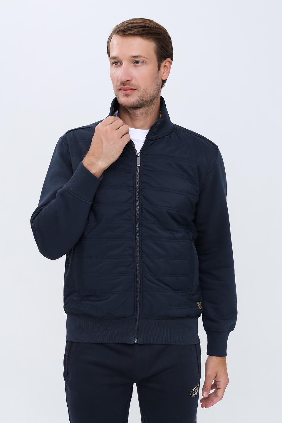 Кардиган Granchio стеганый синий