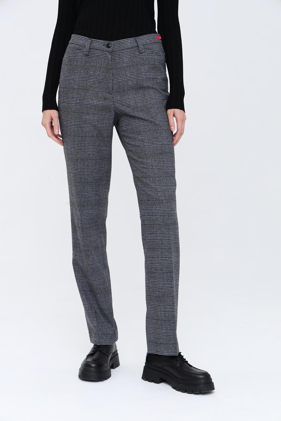 Брюки Gardeur в клетку серые