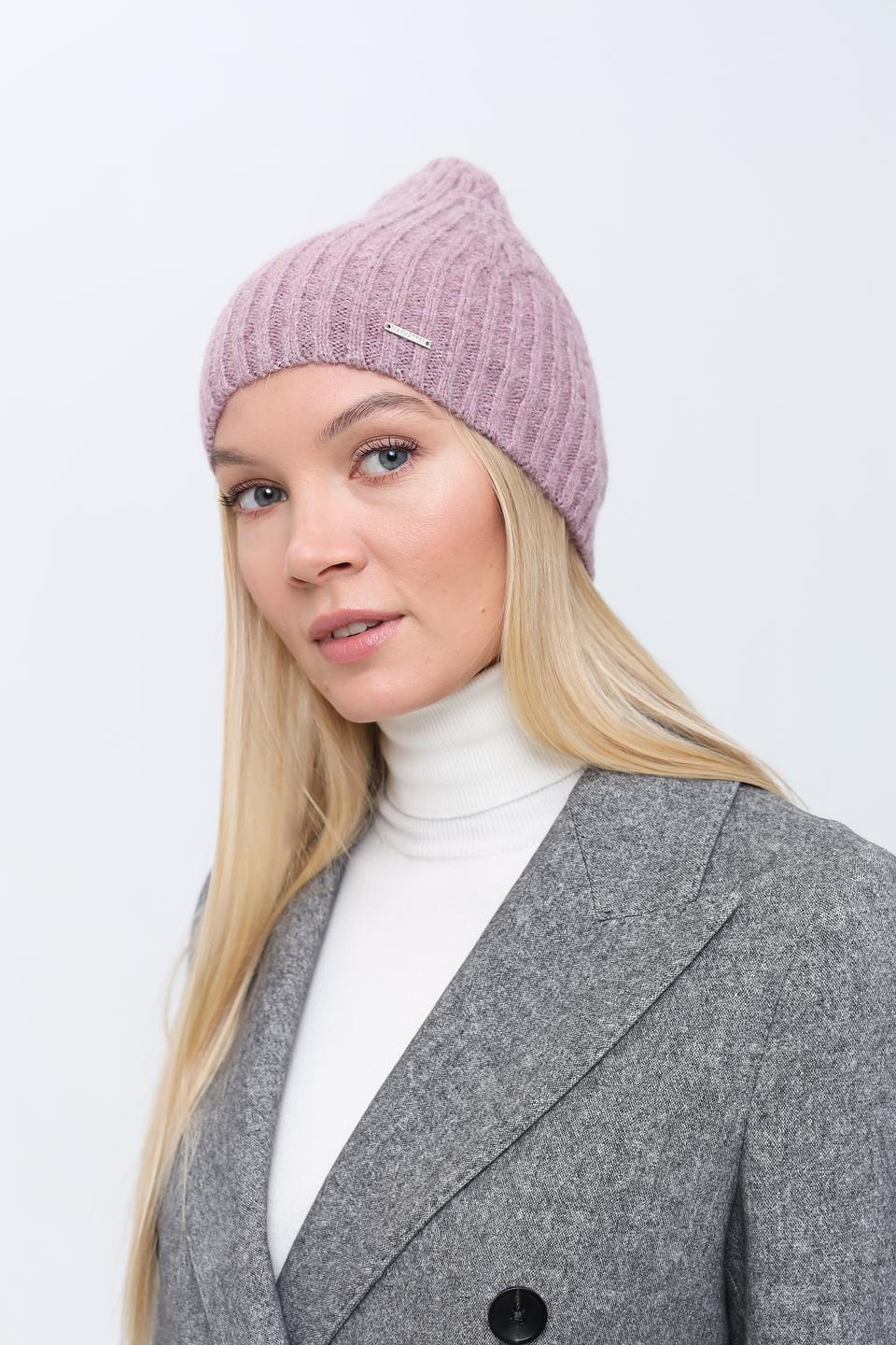 Шапка Marhatter вязаная лавандовая