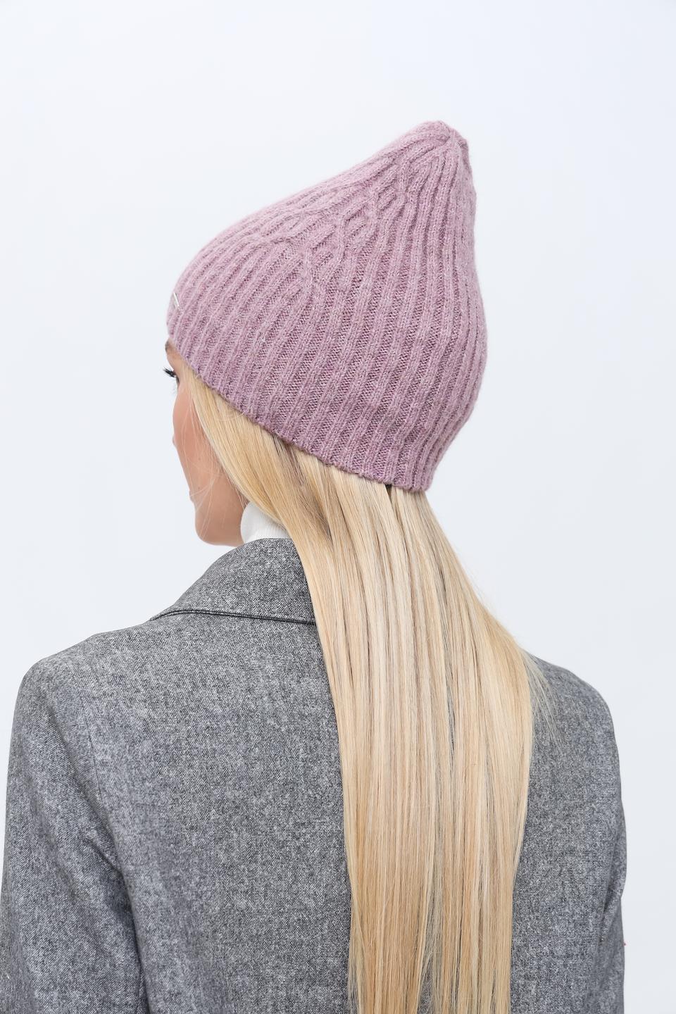 Шапка Marhatter вязаная лавандовая