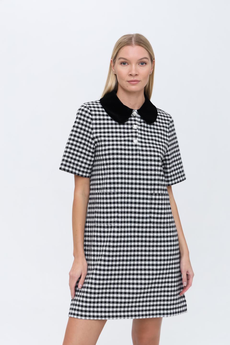 Платье Rich and Royal в клетку