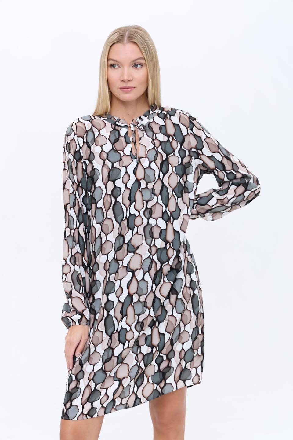 Платье Lecomte с принтом