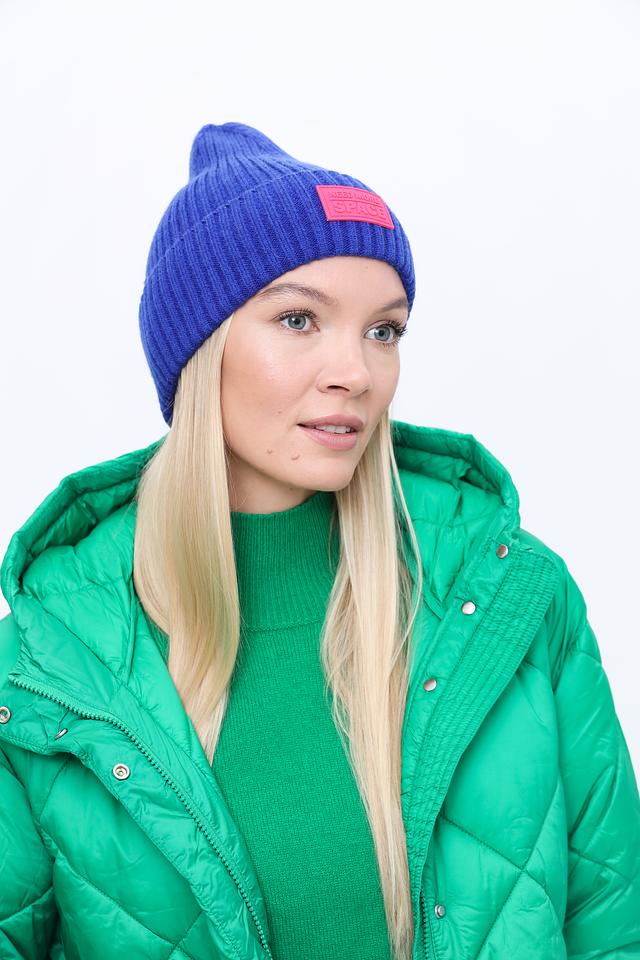 Шапка Marhatter вязаная синяя