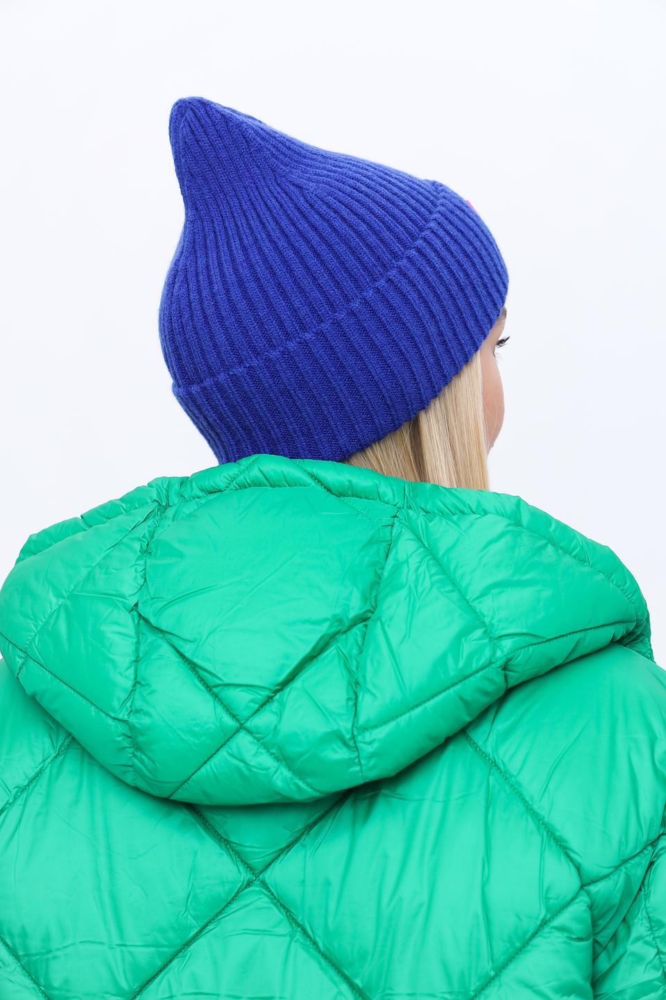 Шапка Marhatter вязаная синяя