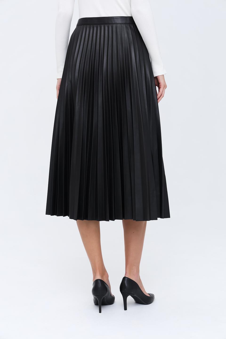 Юбка Leo & Ugo плиссированная чёрная