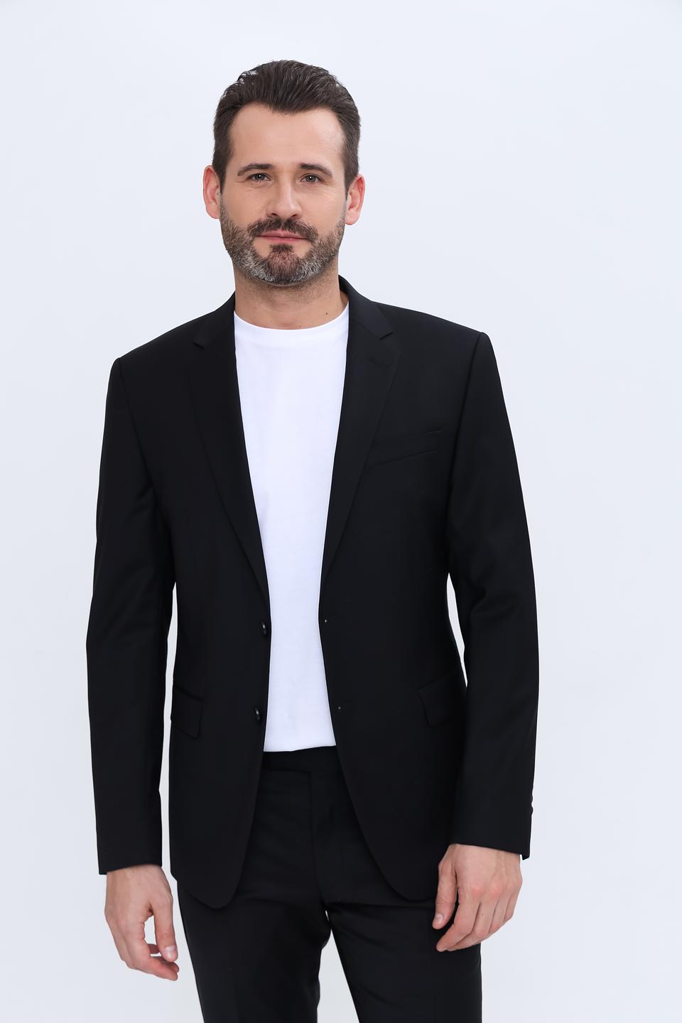 Пиджак Joop! муж. чёрный приталенный