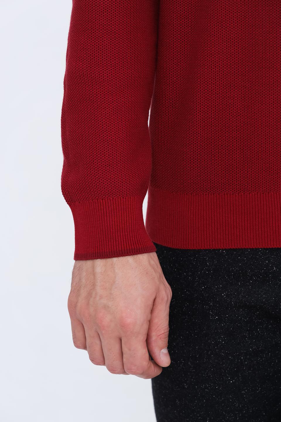 Джемпер Lerros с молнией бордовый