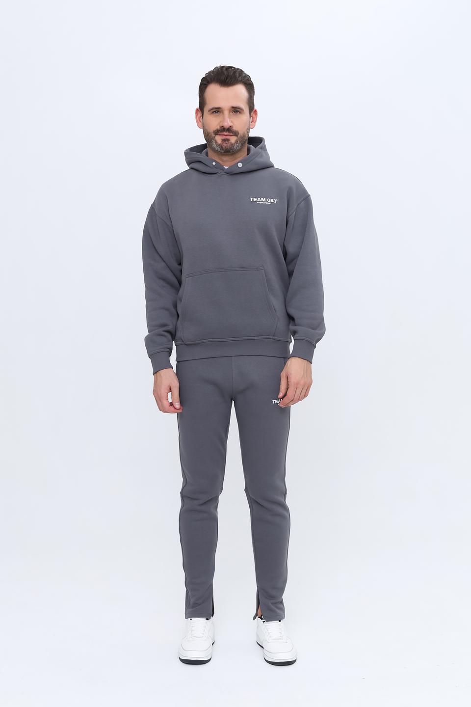 Толстовка Alcott серый с логотипом