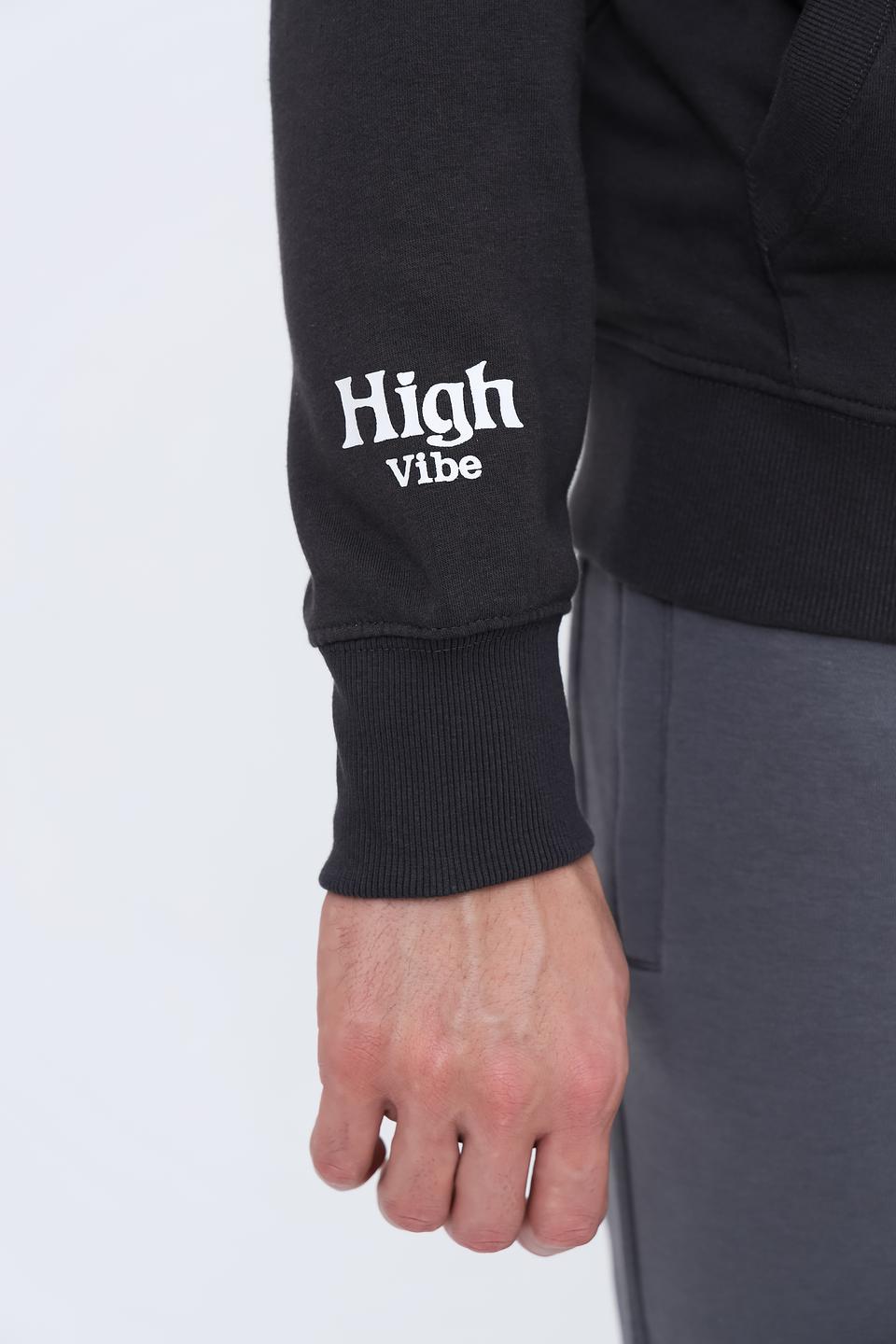 Толстовка Alcott с принтом чёрная