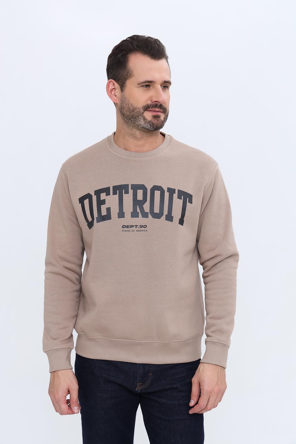 Свитшот Alcott Detroit бежевый