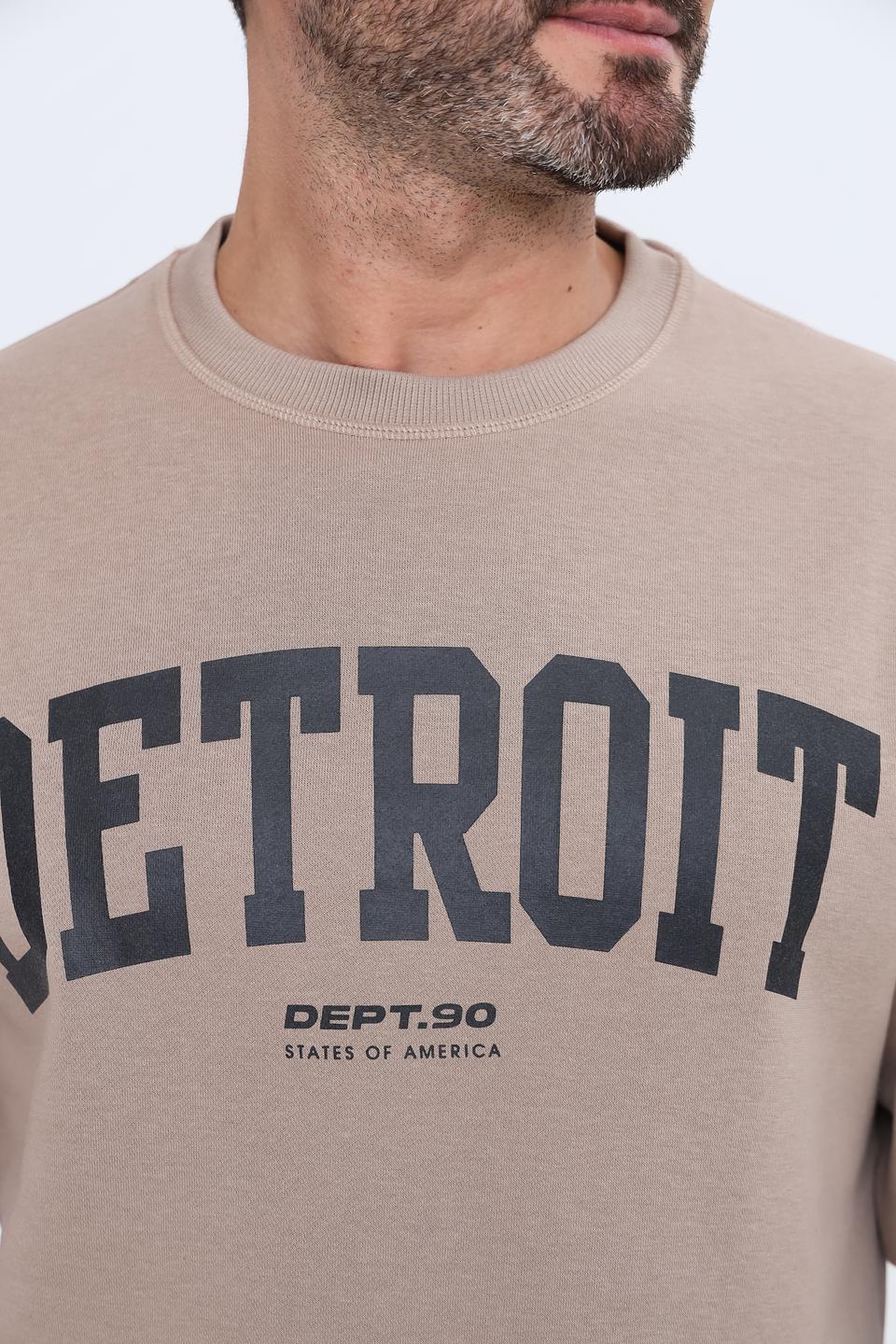 Свитшот Alcott Detroit бежевый