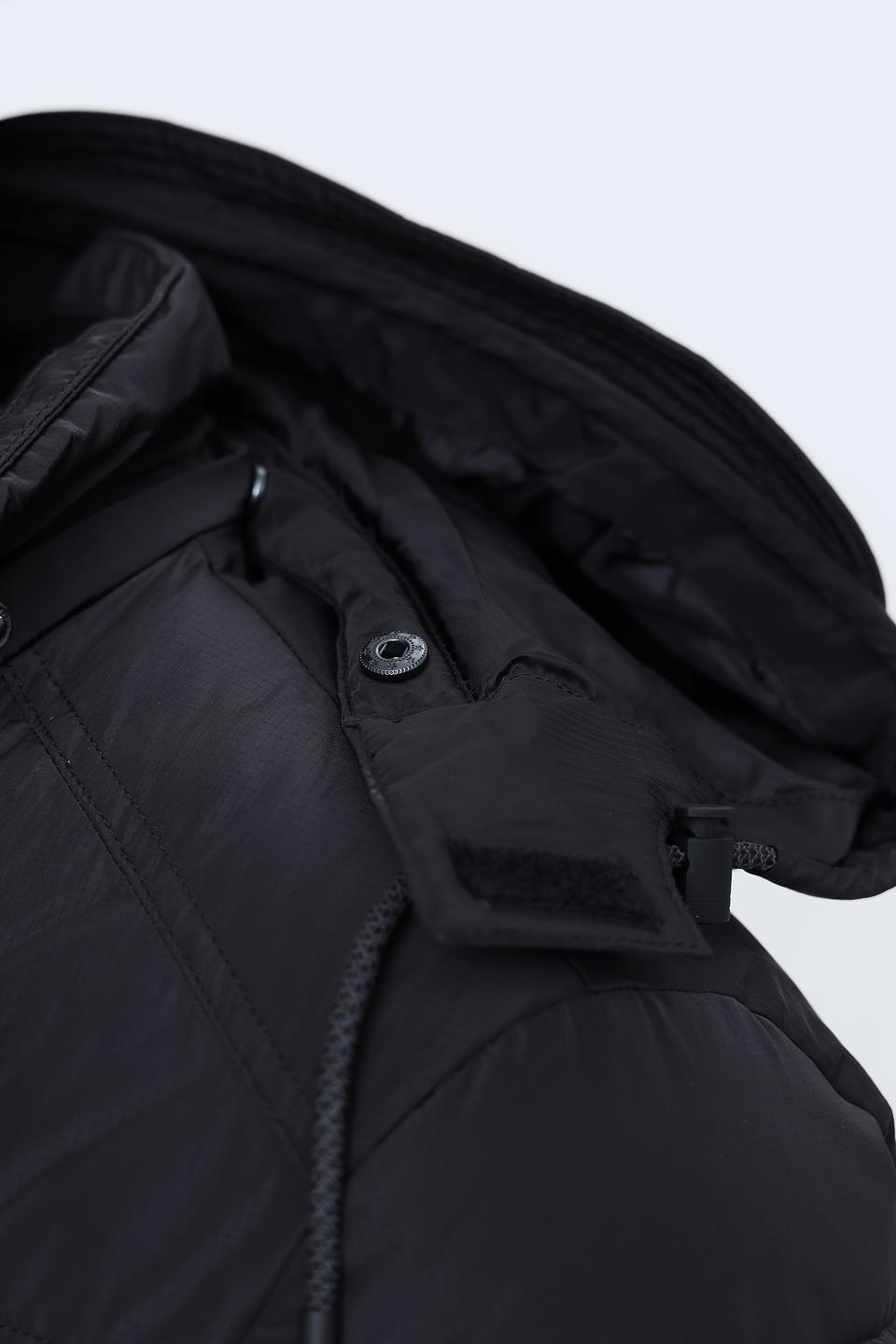 Куртка Bugatti чёрная стеганая