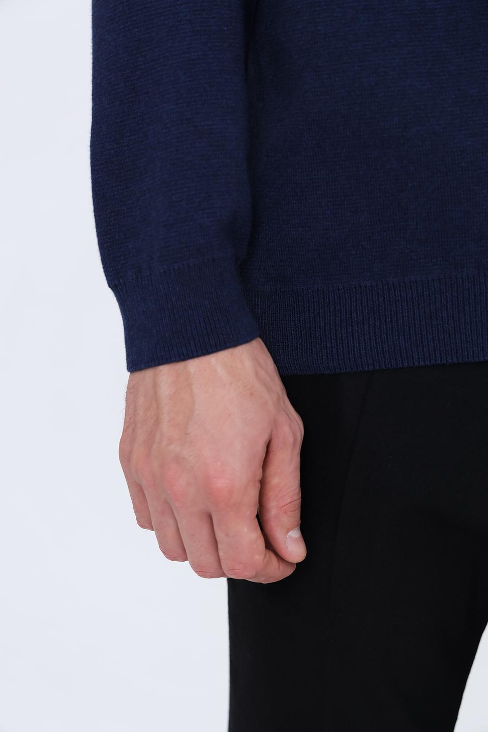 Кардиган Ragman на молнии синий