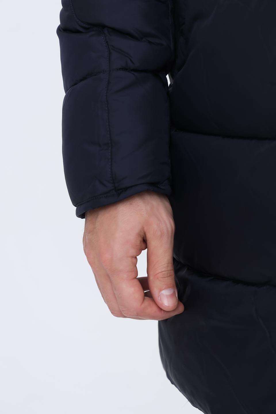 Пальто Pezzo стеганое синее