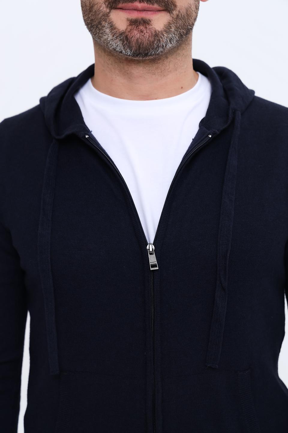 Кардиган Alcott на молнии тёмно-синий