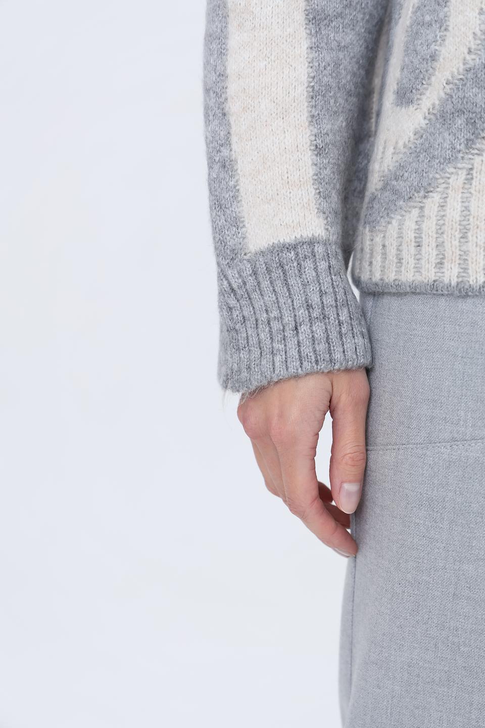 Пуловер More and More в полоску