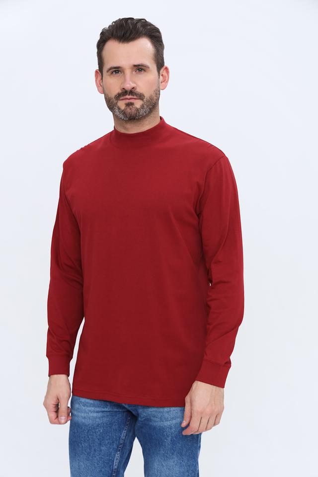 Лонгслив Ragman бордовый