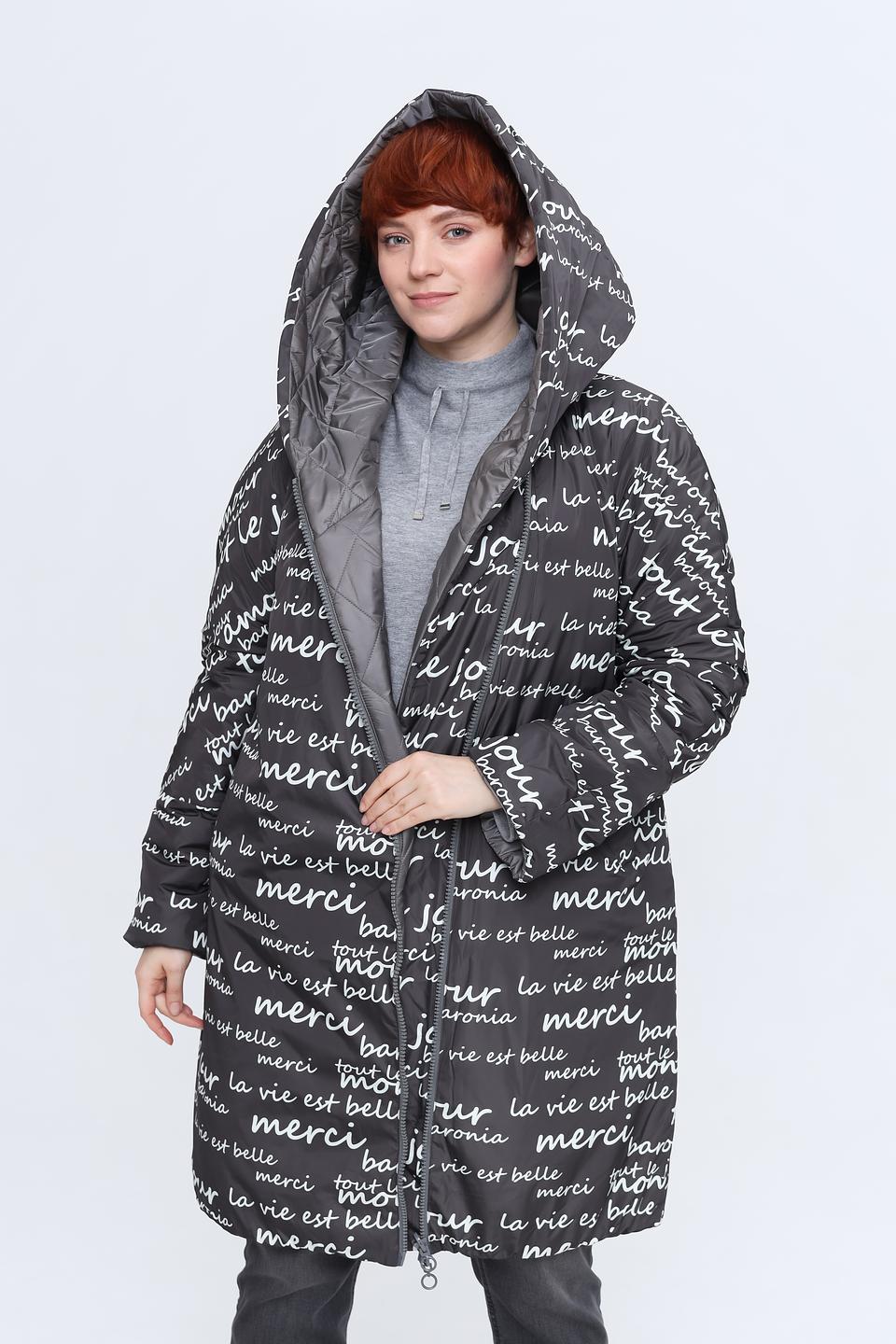 Пальто Baronia с принтом