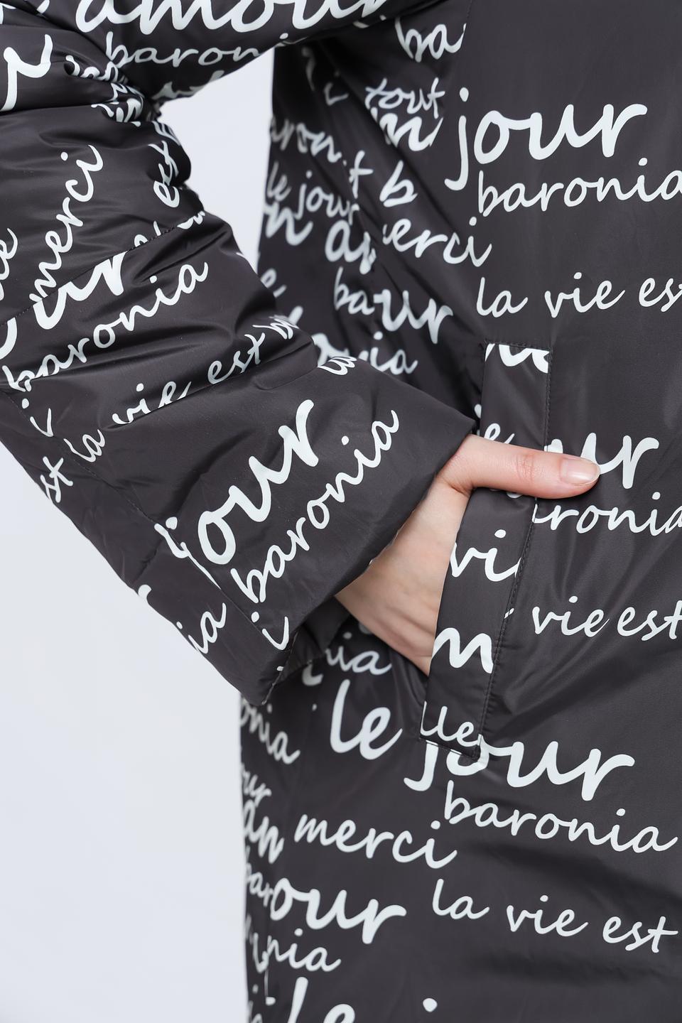 Пальто Baronia с принтом