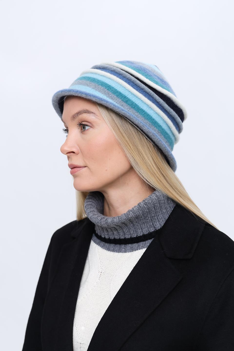 Шляпа Seeberger в полоску