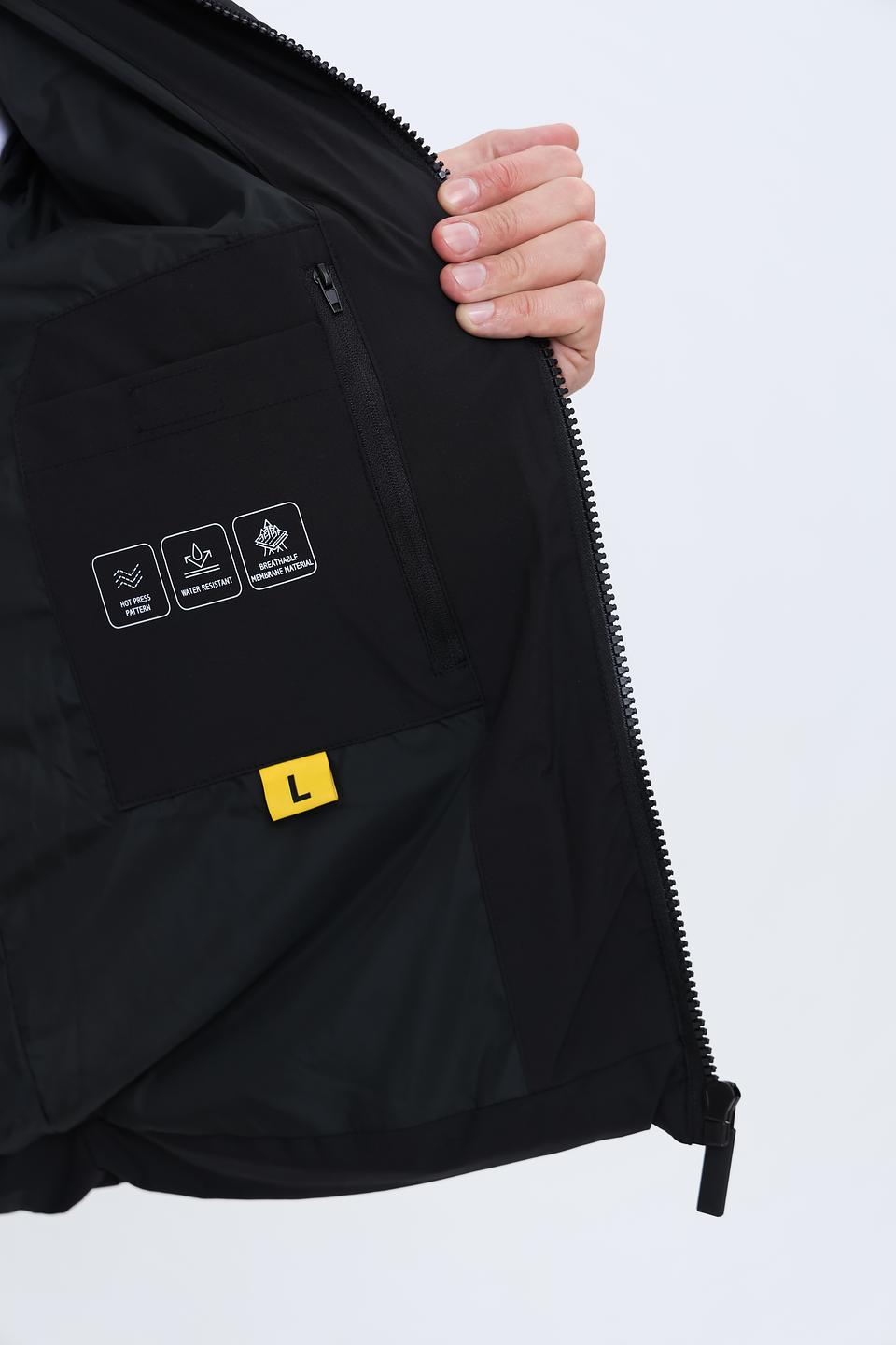 Куртка Granchio чёрная стеганая