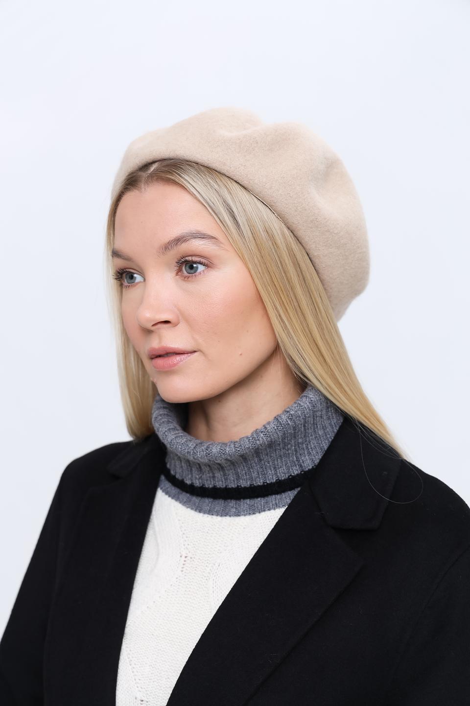 Берет Pezzo бежевый