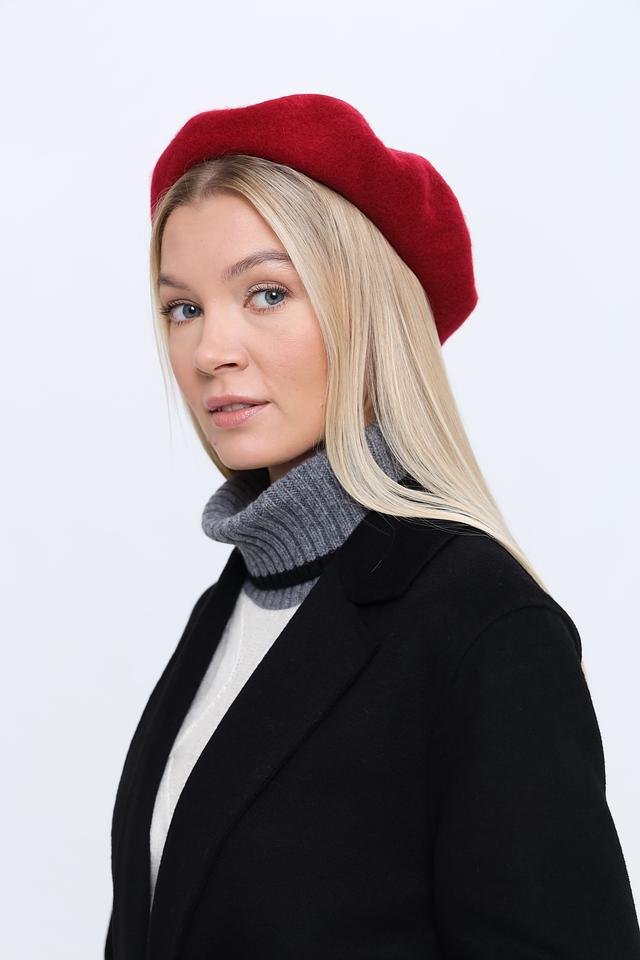 Берет Pezzo бордовый