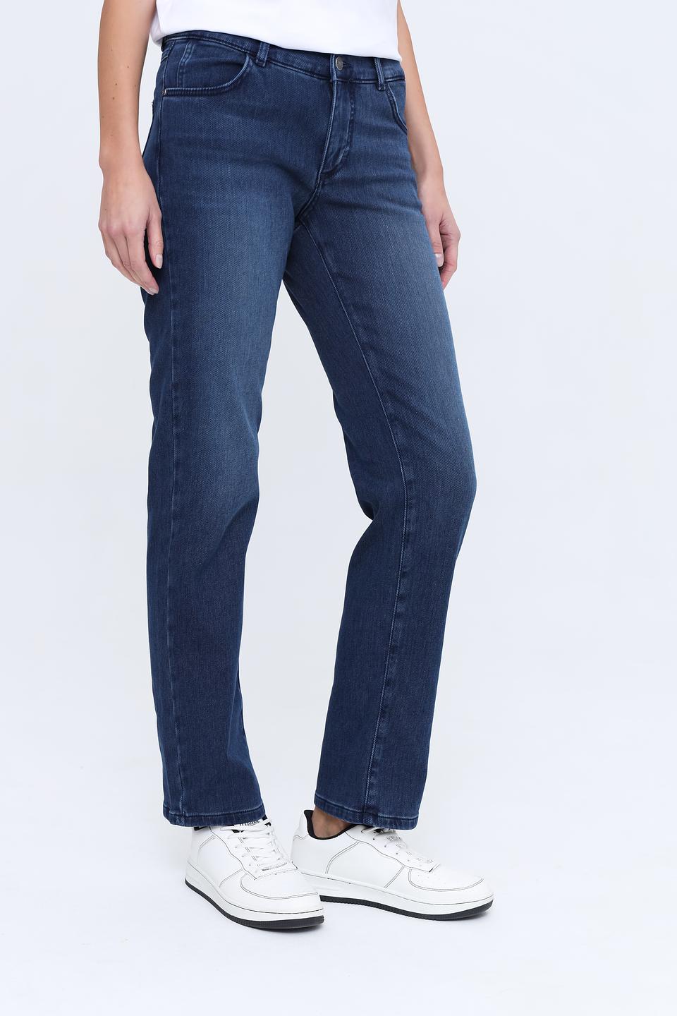 Джинсы Angels прямого кроя синие