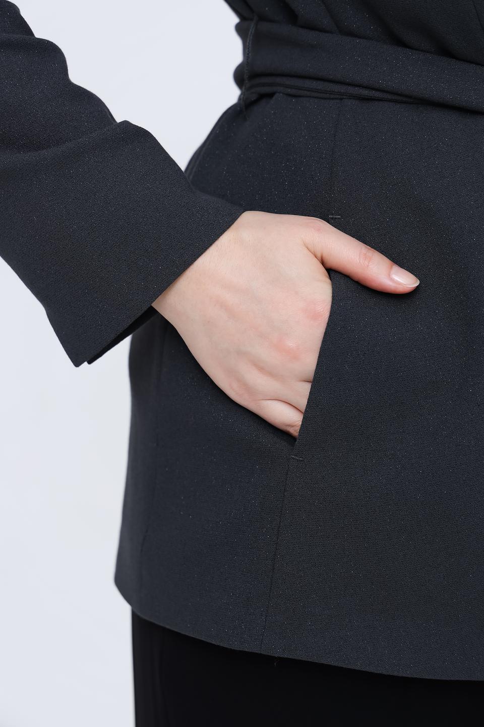 Жакет Taifun с поясом графитовый