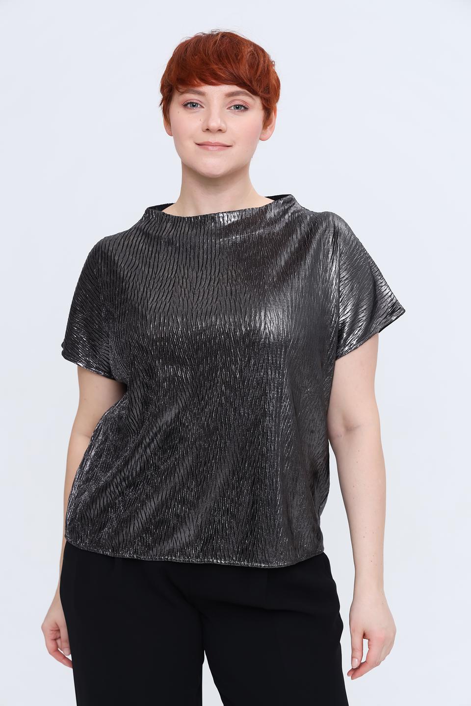 Блуза Taifun с металлическим блеском