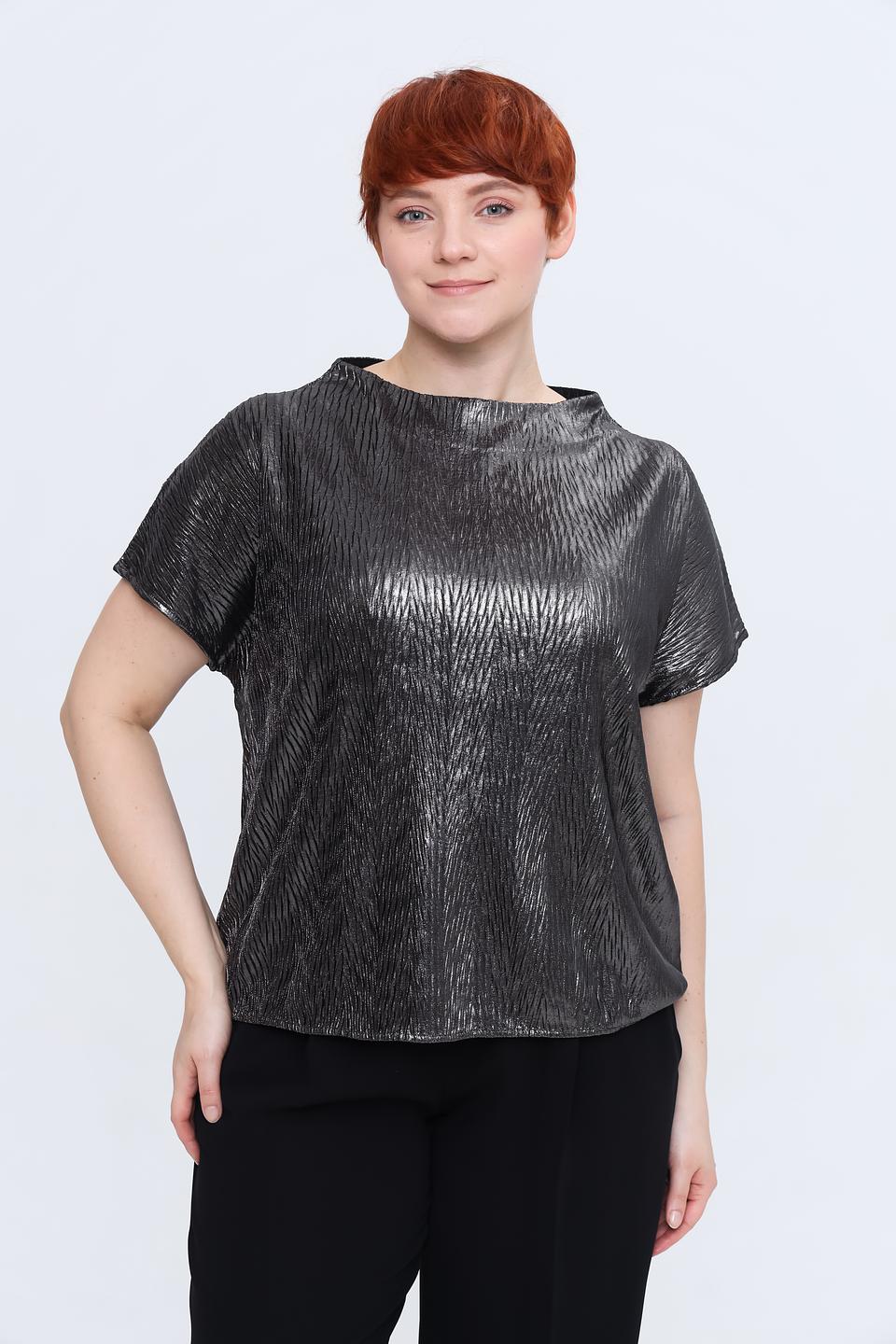 Блуза Taifun с металлическим блеском