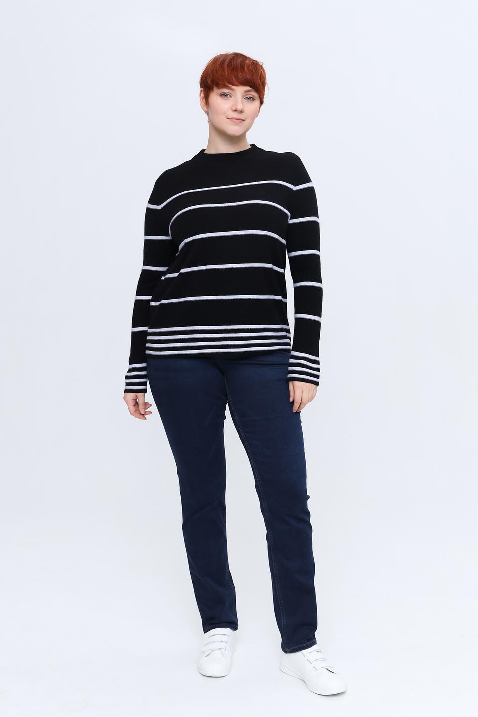 Пуловер Gerry Weber в полоску чёрный