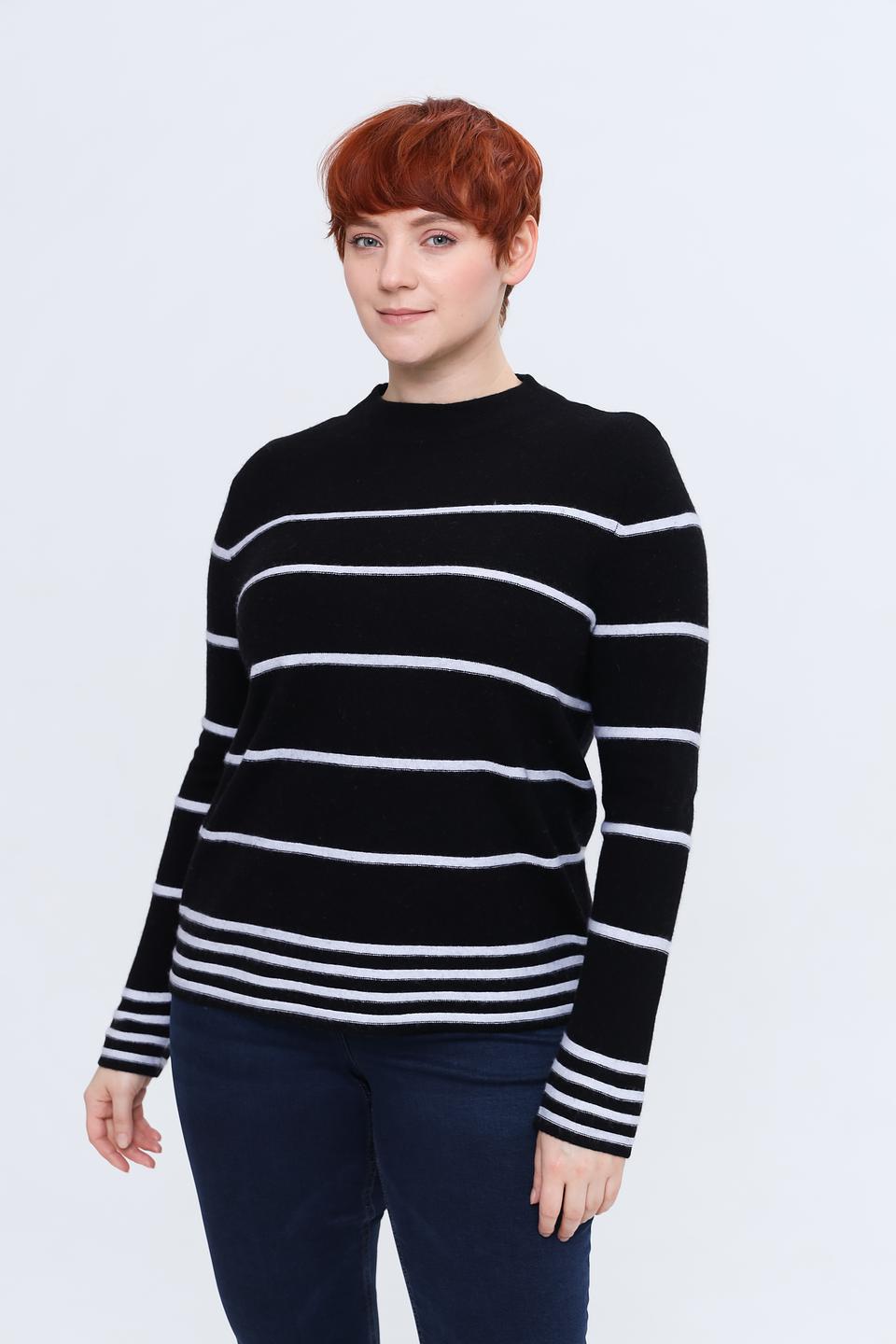 Пуловер Gerry Weber в полоску чёрный