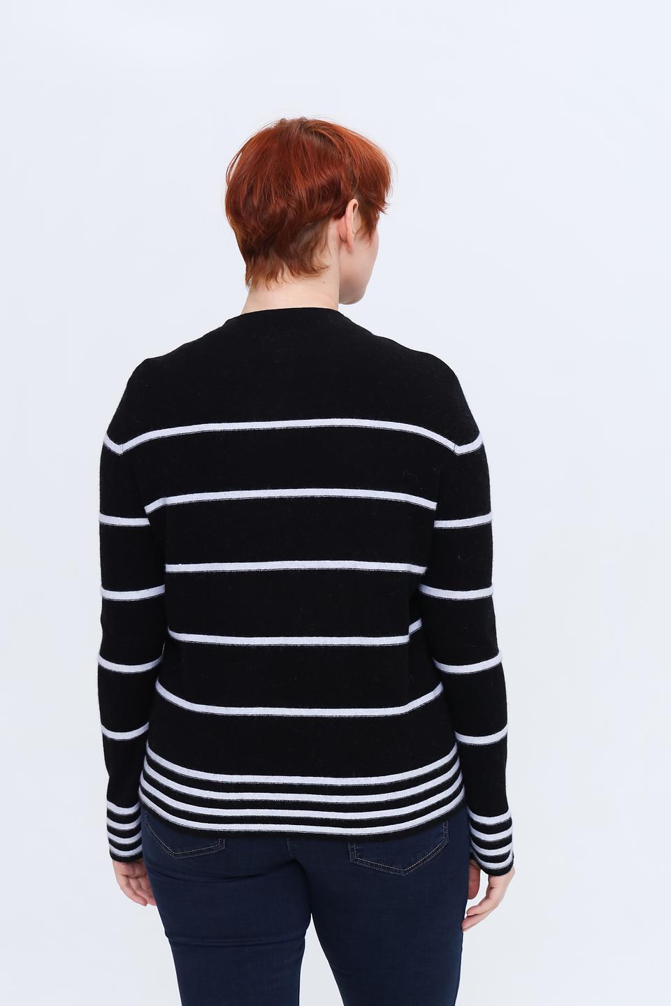Пуловер Gerry Weber в полоску чёрный