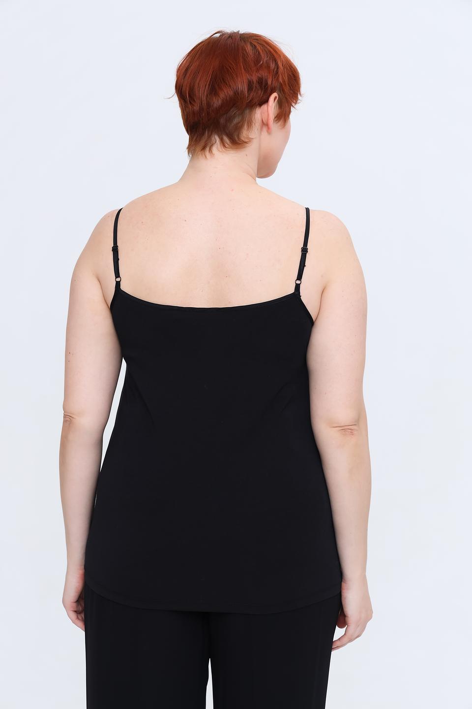 Топ Gerry Weber с кружевом черный